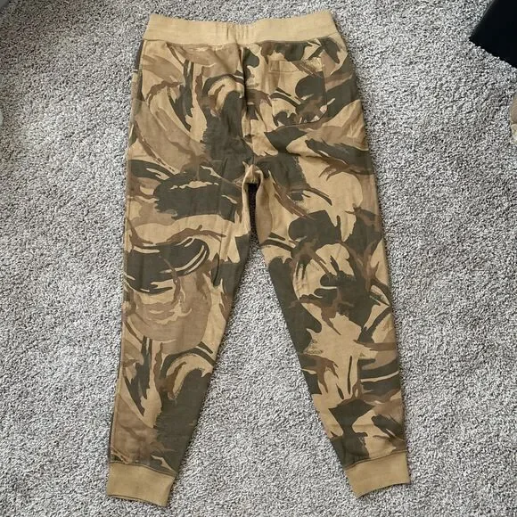 Polo Ralph Lauren Fleece Jogger Pants Denim & Supply Brown Camo Men Size XL NWT